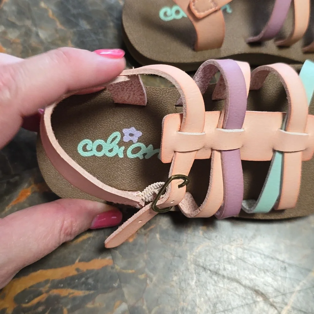 Cobian Sophia Multi Color Sandals  Size 5/6‎